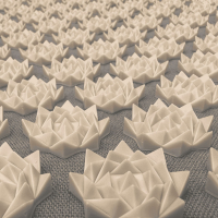 Premium Acupressuur Set Lotus Graceful Grey met mat & kussen | YoZenga